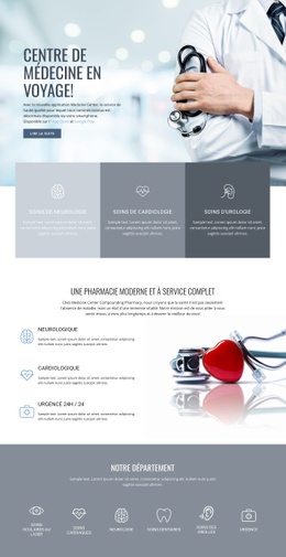 Centre De Médecine De Qualité Modèle Réactif Html5