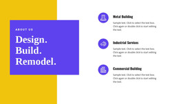 Building And Remodeling - Responsive HTML Template