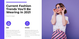 Bootstrap HTML For Fashion Trends 2021