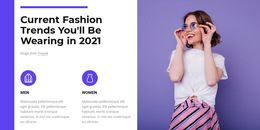 Fashion Trends 2021 - HTML Template