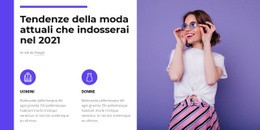 Tendenze Moda 2021 - Build HTML Website