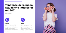 Bootstrap HTML Per Tendenze Moda 2021