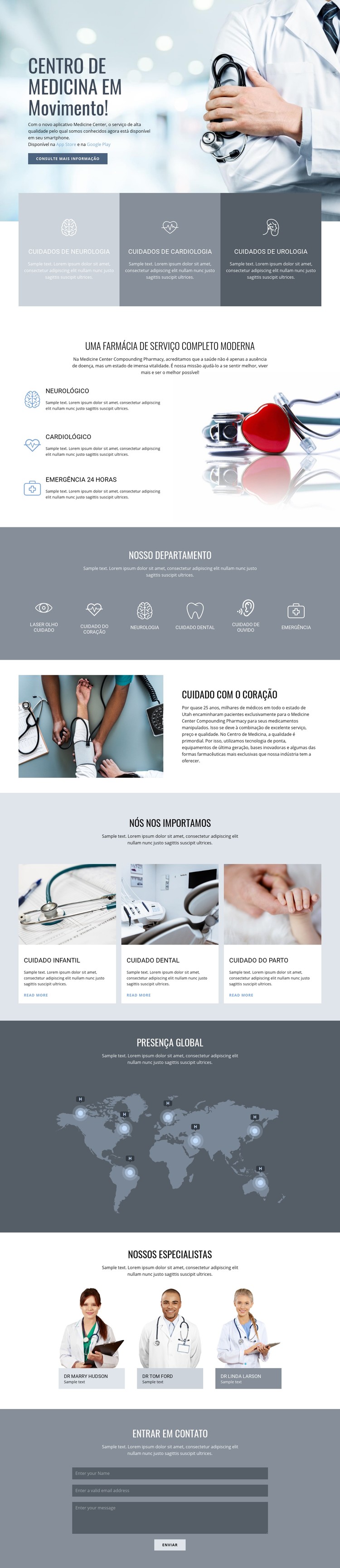 Centro de medicina de qualidade Template CSS