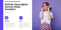 2021 Moda Trendleri - Ücretsiz Web Sitesi Şablonu