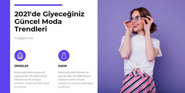 2021 moda trendleri Şablon