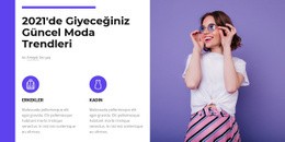 2021 Moda Trendleri Için Web Sitesi Tasarımı