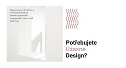 Vytvořte Nový Design – Přizpůsobitelná Šablona