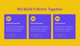 We Build It Better Together CSS Template