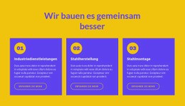 Wir Bauen Es Besser Zusammen HTML5-Vorlage