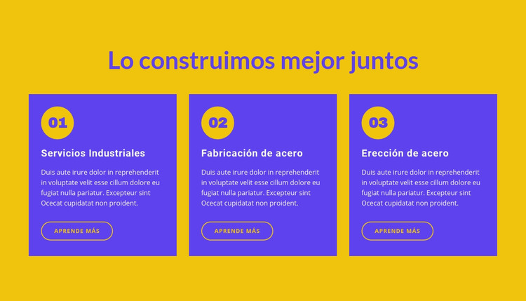 Lo construimos mejor juntos Plantilla HTML