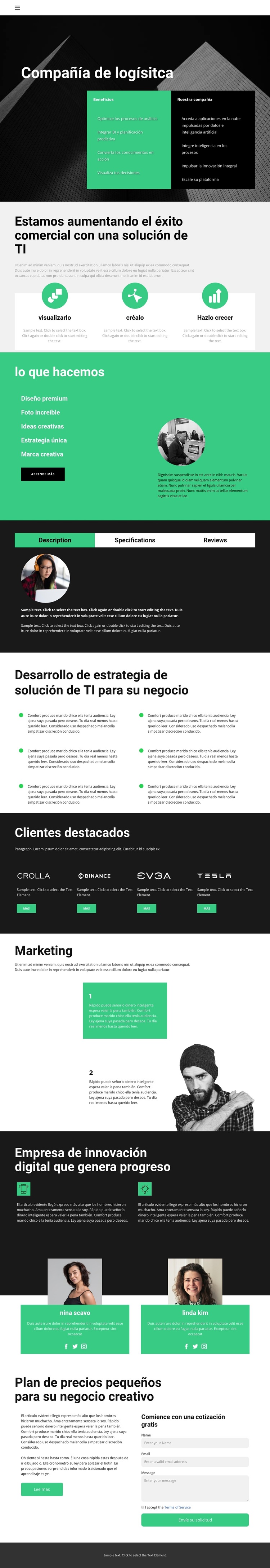 Estructuras Comerciales Informales Tema de WordPress