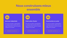 Nous Construisons Mieux Ensemble Conception De Site Web