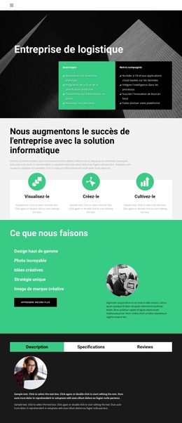 Potentiel De Croissance Limité : Modèle De Site Web Simple