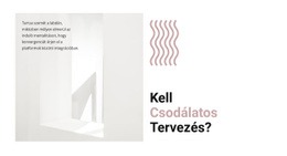 Hozzon Létre Egy Új Dizájnt - Egyszerű Webhelysablon