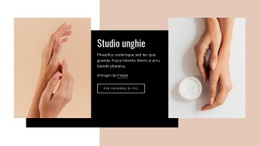 Manicure, Pedicure E Altro Ancora - Progettazione Semplice Del Sito Web