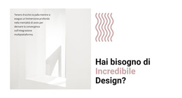 Crea Un Nuovo Design - Modello Di Sito Web Semplice