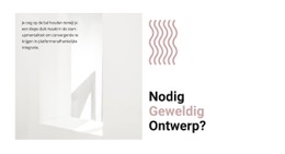 Maak Een Nieuw Ontwerp Strak En Minimalistisch Sjabloon