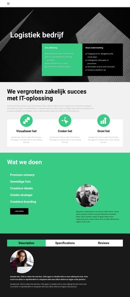 Informele Zakelijke Structuren - HTML-Paginasjabloon