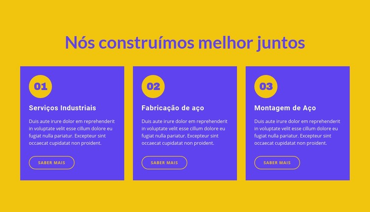 Nós construímos melhor juntos Template CSS