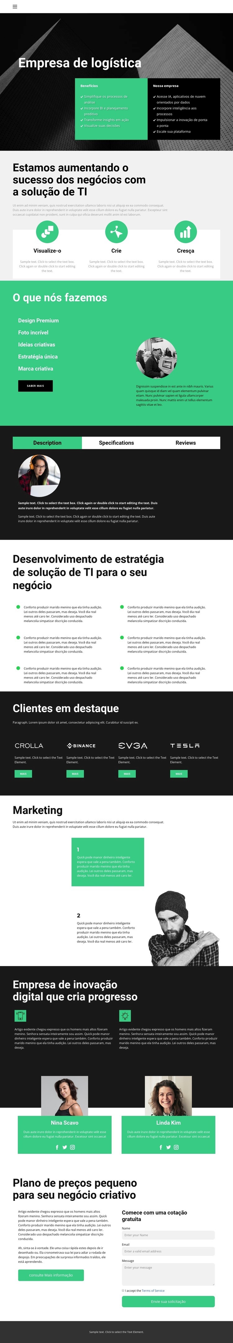 Estruturas de Negócios Informais Modelo