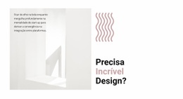 Crie Um Novo Design - Melhor Página De Destino