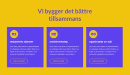 HTML5 Responsiv För Vi Bygger Det Bättre Tillsammans