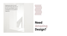 Create A New Design - Web Page Design