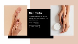 Premium Web Page Design For Manicure, Pedicure And More