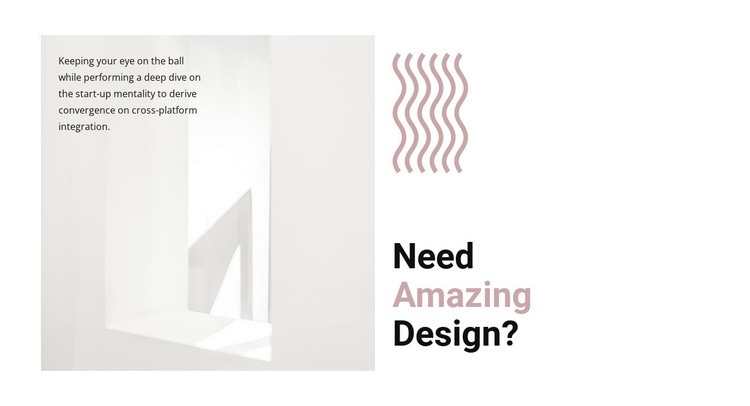 Create a new design Web Page Design