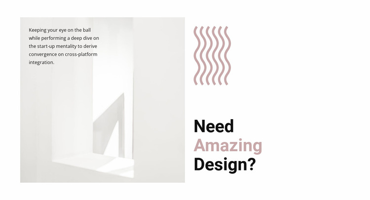 Create a new design Website Mockup