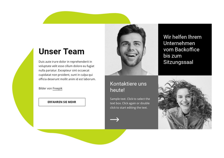 Wir helfen Ihrem Unternehmen WordPress-Theme