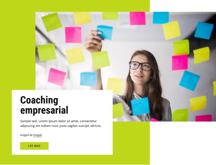 Coaching para empresas Creador de sitios web HTML