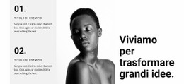 Viviamo Secondo Le Nostre Idee - Modello HTML5 Gratuito