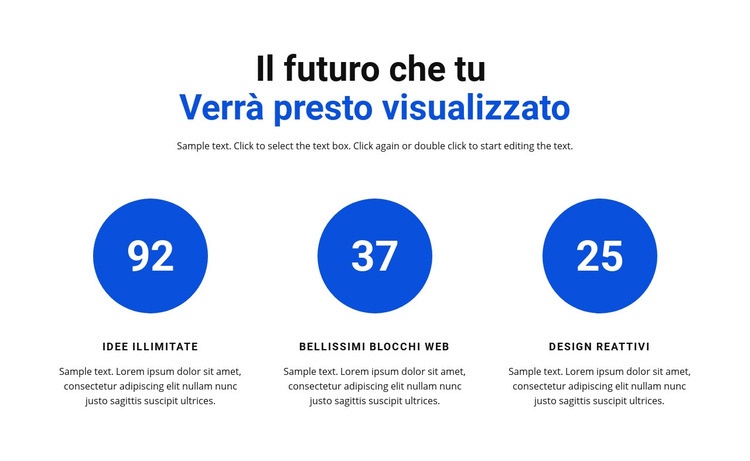 Lavora con le infografiche Modello