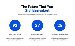 Responsieve HTML5 Voor Werk In Infographics