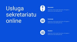 Wsparcie Online - Piękna Makieta Strony Internetowej