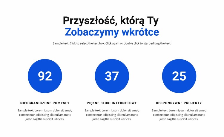 Pracuj w infografikach Szablon jednej strony