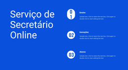 Suporte Online - Modelo De Página De Destino