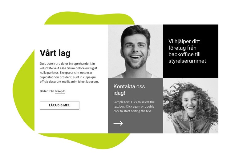 Vi hjälper ditt företag CSS -mall