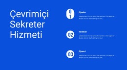 Çevrimiçi Destek - Yaratıcı Çok Amaçlı Açılış Sayfası