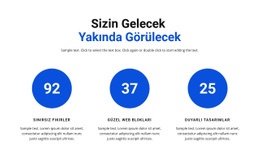 İnfografiklerde Çalışma - Çok Amaçlı Tek Sayfalık Şablon