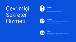Çevrimiçi Destek - Hazır Web Sitesi Teması