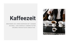 Den Perfekten Kaffee Kochen – Responsive Einseitenvorlage