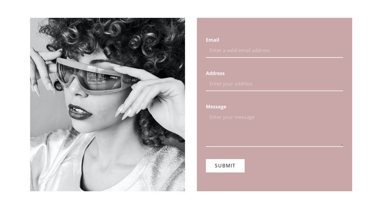 Write to our stylists Elementor Template Alternative