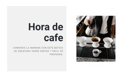 Diseño De Sitio Listo Para Usar Para Preparando El Café Perfecto