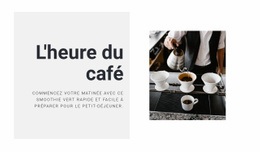 Conception De Site Prête À L'Emploi Pour Préparer Le Café Parfait