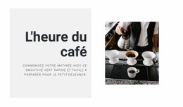 Préparer Le Café Parfait - Prototype De Site Web