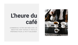 Modèle De Conception Pour Préparer Le Café Parfait