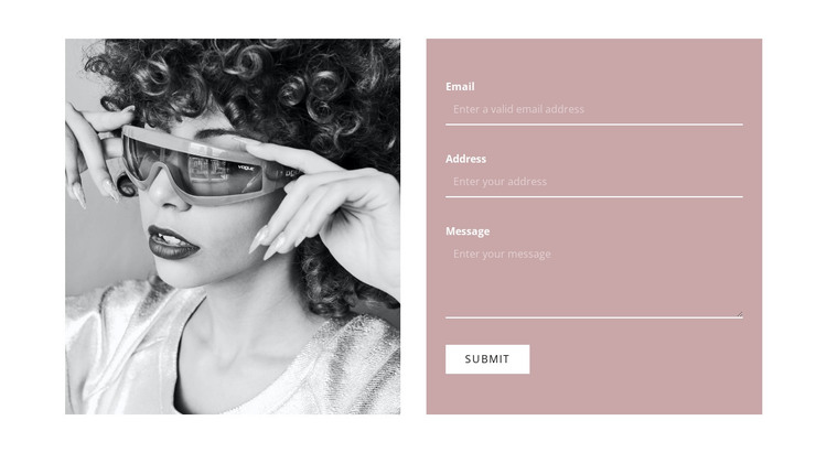 Write to our stylists HTML Template
