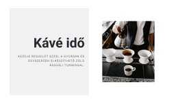 A Tökéletes Kávé Elkészítése – Kész Webhelytéma